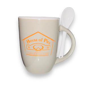 House of Pies Coffee Mug With Spoon