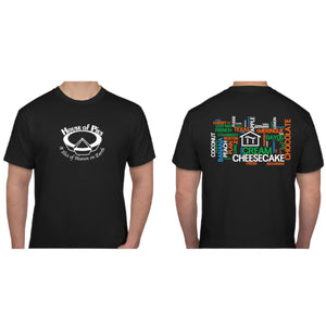 House of Pies Tee Shirt Front and Back