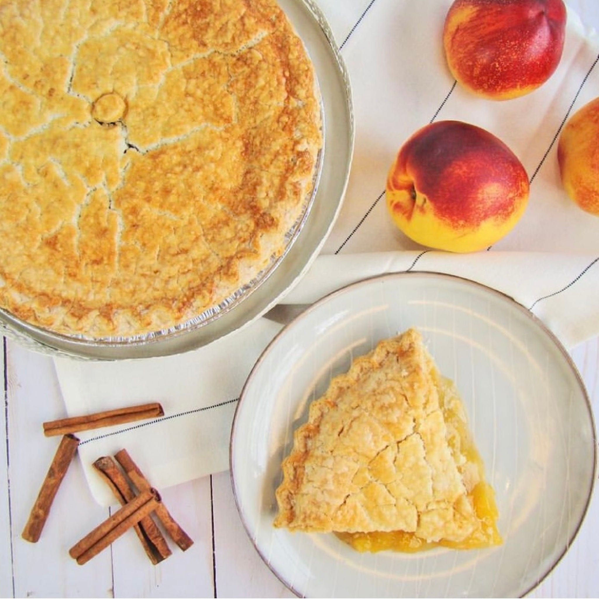 Best Peach Pie Recipe Ever - Exit Ninety Two Peach pie near me